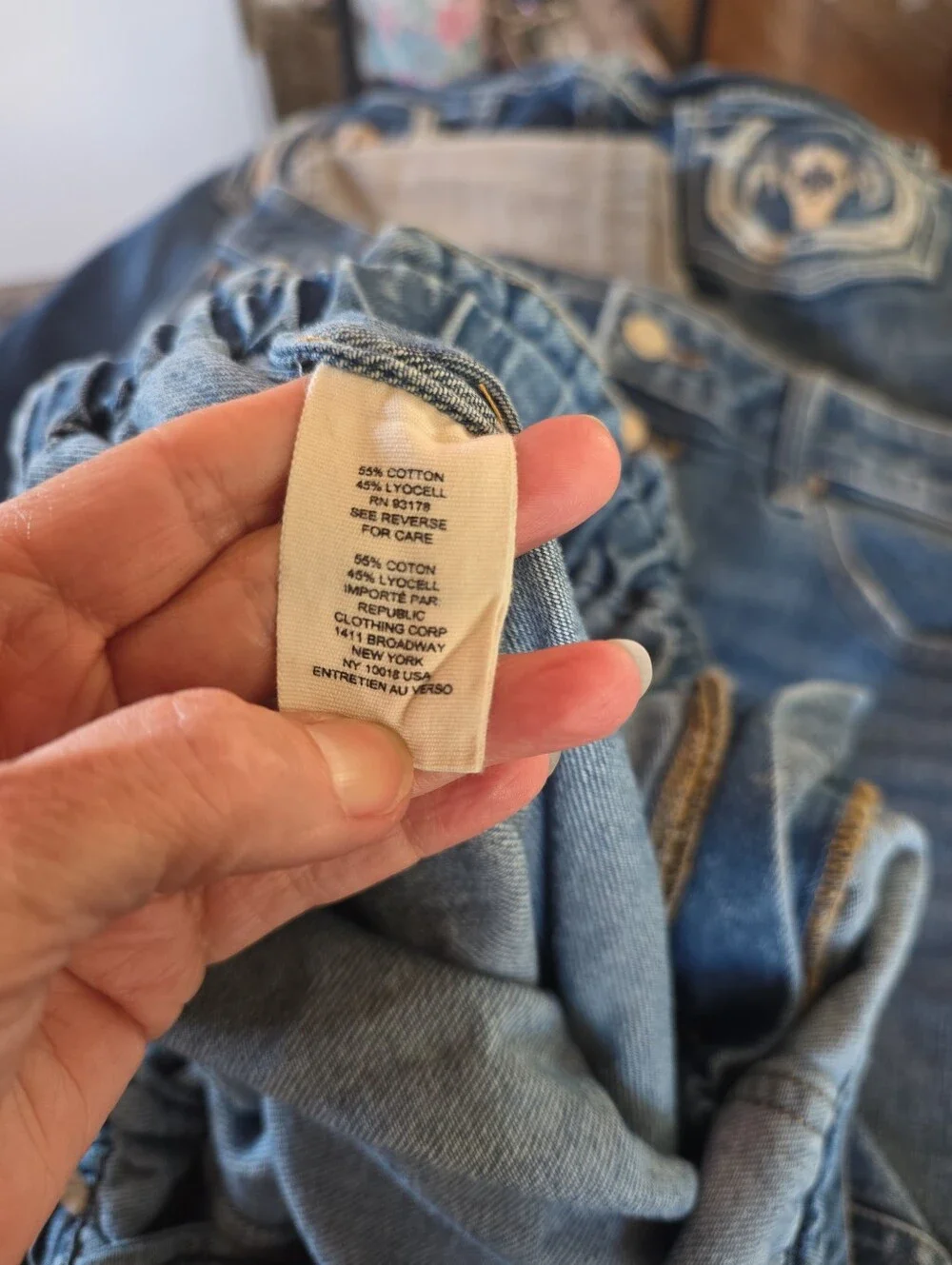 Anthropologie CURRENT ELLIOTT Denim Pull On Shorts - Picture 7 of 7